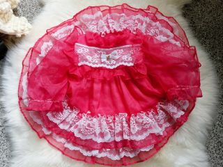 Vintage Baby Girls 18m Semi Sheer Dress By Jill Lynn