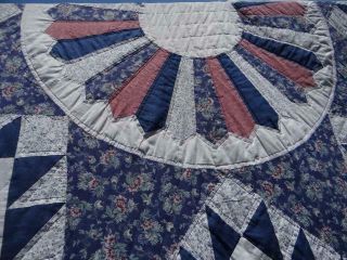 Exquisite Vintage Country Barn Star Field Of Stars Farmhouse Home Made Old Quilt