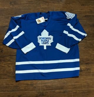 Vintage Ccm Toronto Maple Leafs Jersey Size Xxl