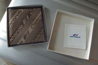 Vintage Concorde Air France Wallet Paris France Folding