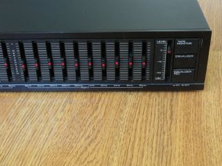 Vintage Kenwood GE - 52B 10 - band Stereo Graphic Equalizer 3