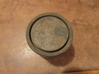 Vintage LIN - CO - LAC Walnut stain Abraham Lincoln Paint can president RARE 6