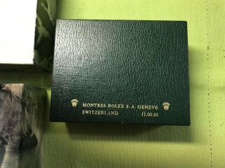 Vintage Late 70’s — Early 80’s Rolex Box 11.  00.  01 Box ; 7