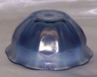 Vintage Tiffany Favrile Art Glass Blue Iridescent Bowl 1788 5