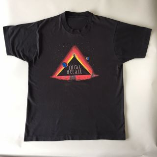 1990 Vintage Total Recall T Shirt Single Stitch Men 