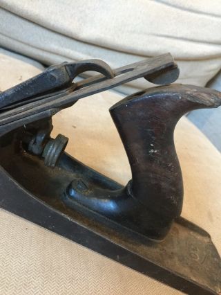 vintage.  Stanley Bailey no.  5 wood Plane with 2 patt dates 5