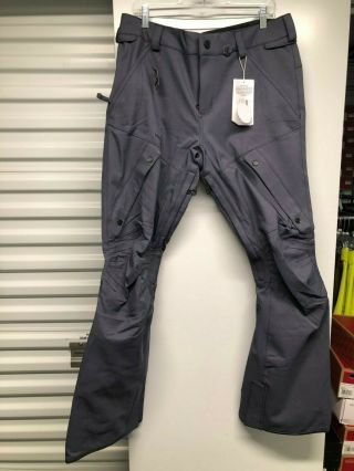 Volcom Articulated Snowboard Pant 2019 Vintage Navy Large L $210