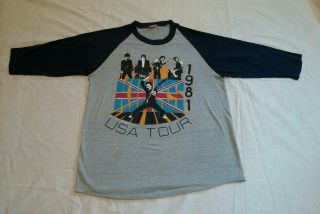 Vintage 1981 - Kinks Concert T Shirt