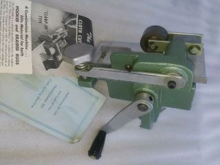 Vintage Fraser Model 500 Cloth Rag Fabric Cutter Cutting Machine W/ Instructions