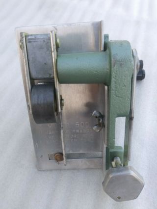 Vintage Fraser Model 500 Cloth Rag Fabric Cutter Cutting Machine w/ Instructions 6