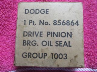 Wc Dodge 1/2ton Wc 6 Wc - 15 Pinion Oil Seal Small Nos