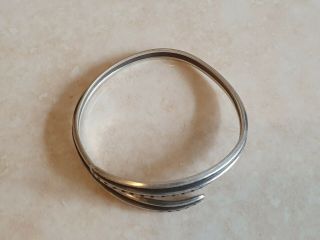 Norway David Andersen 925S Sterling Silver Bangle 4