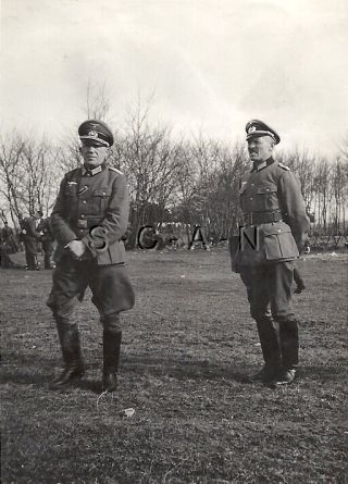 Wwii German Large (3.  5 X 4.  62) Rp - Officer - Bn Commander - Riding Pants
