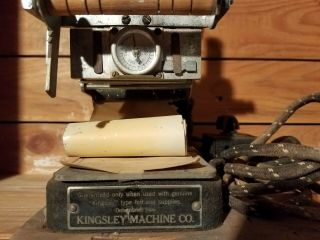 Vintage Kingsley Gold Stamping Machine Hot Foil Hollywood Model A - 43 - A 3
