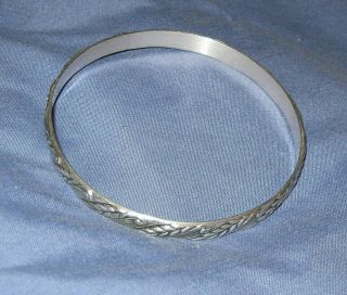 Vintage Danecraft Felch Wheat Sterling Silver Bracelet 4
