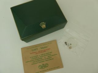 Vintage Rolex Watch Box – Gmt 6542 – Cigarette Card & Service Parts – Swiss Made