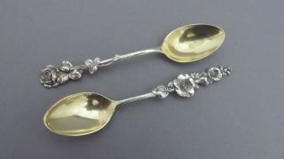 Reed & Barton Harlequin Sterling Silver Demitasse Spoons