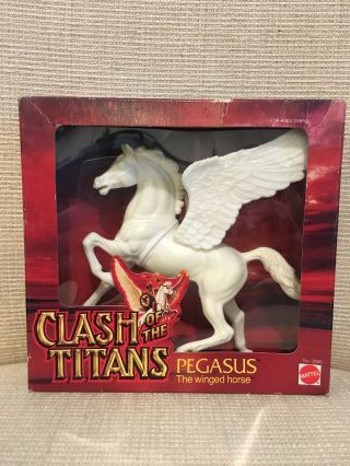 Rare Vintage Pegasus Clash Of The Titans Mib Winged Horse Classic Toy