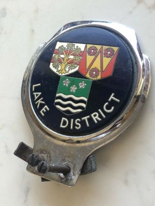 Vintage Lake District Renamel Car Bar Badge