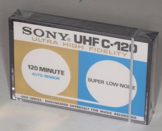 Box Of 7 Vintage Sony Uhf C - 120 Cassette Tapes - Made In Japan