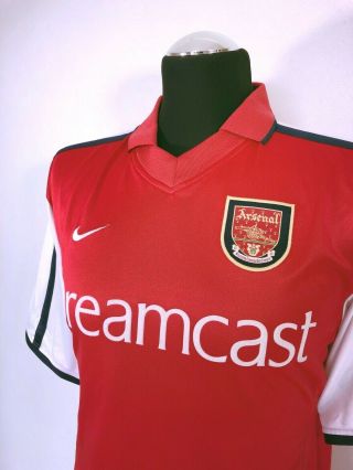 PIRES 7 Arsenal Vintage Nike Home Football Shirt 2000/02 (S) SEGA Dreamcast 6