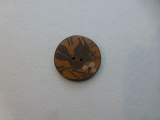 Vintage Pottery Button - May Be From Zia Pueblo