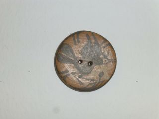 Vintage Pottery Button - May be from Zia Pueblo 2