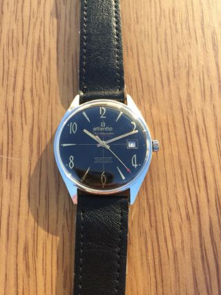 Vintage Atlantic Worldmaster 17 Jewels Watch Orologio Montre Uhren