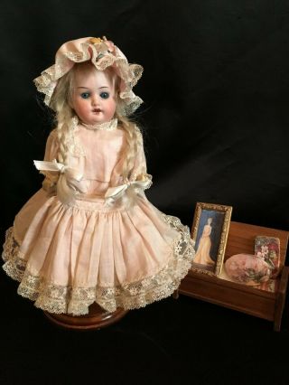 Antique Bisque Head Doll 8 1/2 " Herm Steiner