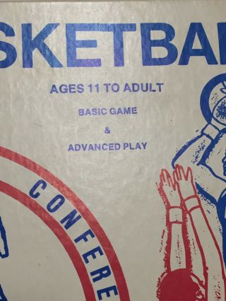 Rare Vintage ACC - TION Basketball Board Game Complete 1980 3