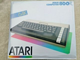 Atari 800xl Home Computer Vintage Video 64k Ram Ntsc