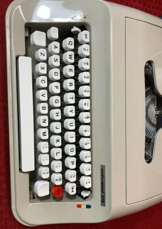 Vintage Underwood 319 Typewriter Gray With Cover Order 4