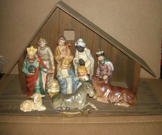 Vintage Goebel Nativity Set Germany