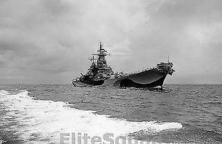 Ww2 Photo Picture Uss Missouri At Sea Summer 1944 042