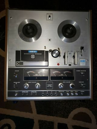 Vintage Akai 1800d - Ss Reel - To - Reel & 8 Track Player Made In Japan