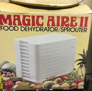 Magic Aire Ii Hydrator And Sprouter Vtg Magic Mill Slc Ut Usa