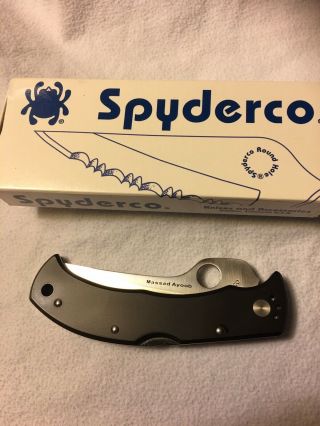 Spyderco MASSAD AYOOB C60p Discontinued and very rare inbox a collector must 4