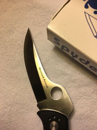 Spyderco MASSAD AYOOB C60p Discontinued and very rare inbox a collector must 7