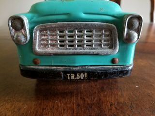 Vintage Tru - Scale 1959 International Pickup Truck.  Aqua green in color. 4