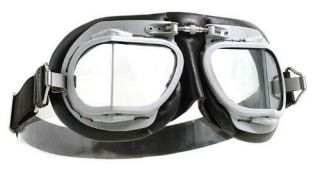 Halcyon Mark 9 Superjet Motorcycle Goggles Classic Vintage Brown