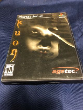 Kuon (sony Playstation 2,  2004) Ultra Rare Video Game.  Complete &.  Euc