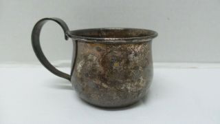 Antique Porter Blanchard Arts & Crafts Sterling Silver Baby Punch Cup