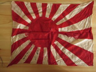 Authentic Vintage Japanese Navy Flag Ww2 Rising Sun