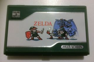 Vintage Zelda Game & Watch Electronic Battery Operated Video Game Console Toy