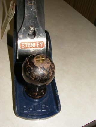 Plane,  Vintage Stanley Bailey No.  5 Wood Plane,  Type 19 (1948 - 1961) 4