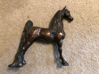 Saddlebred Vintage Lowen Sculpture Bronze " Limited Edition " 51 Of 100