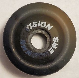 Vintage 80 ' s (4) Vision Shredder Two Tone Skateboard Wheels 64 mm 88a 3