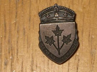 Ww2 Canadian War Service Badge General Service 530544