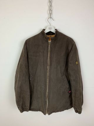 Vintage Belstaff Padded Brown Jacket Coat Retro 90 