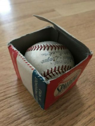 Vintage 1940’s Official Ford Frick Spalding National League Baseball